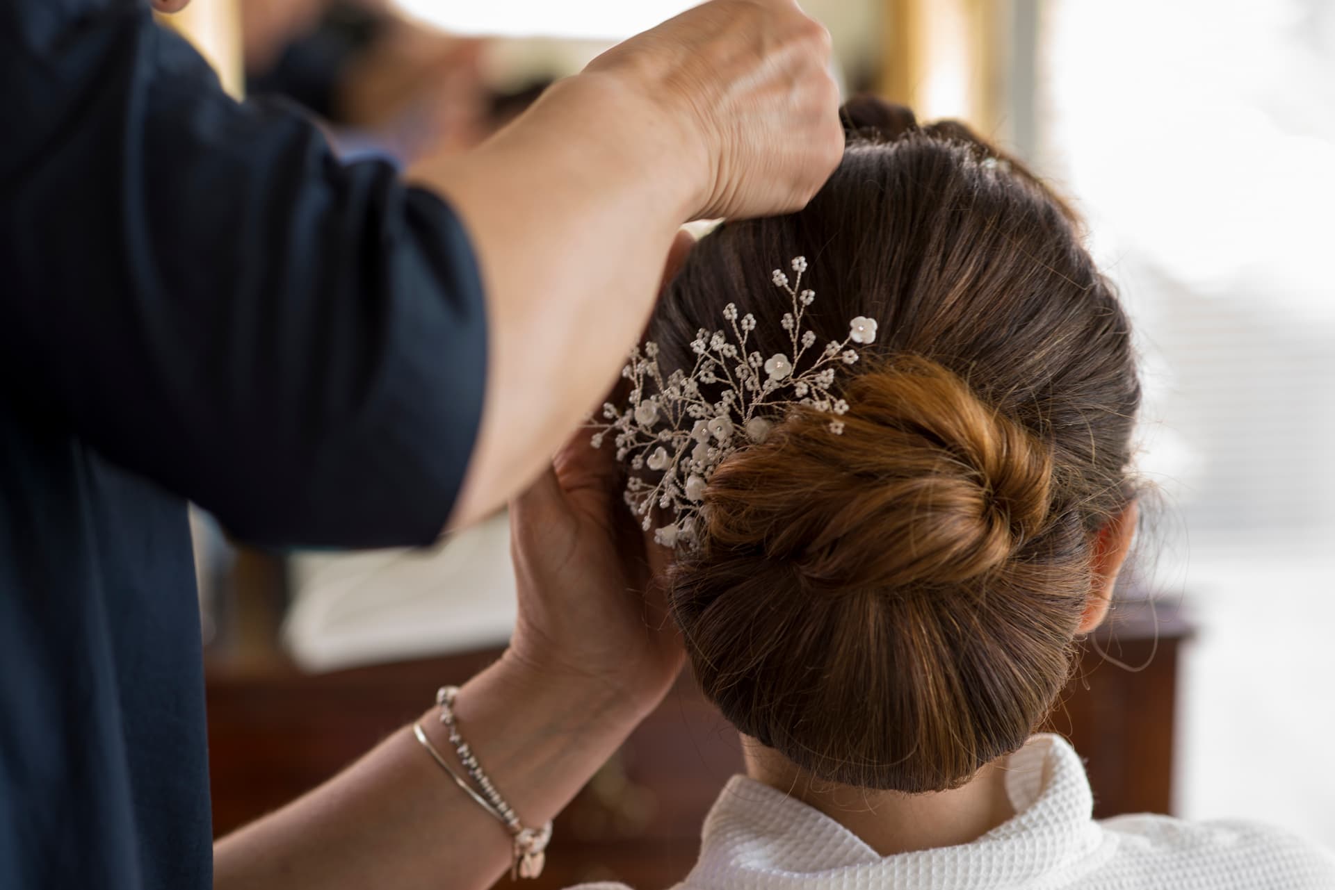 Peluquería para bodas en Santiago